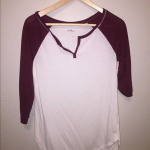 3/4 sleeve tee